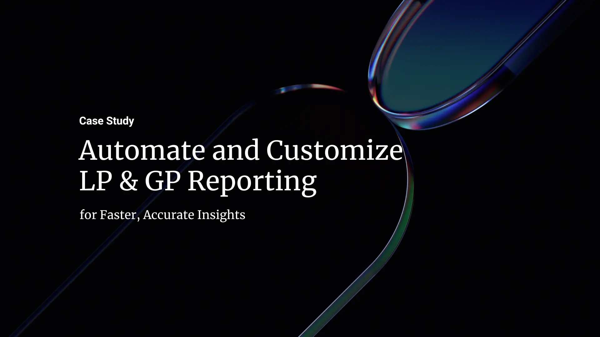 Automate and Csutomize LP & GP Reporting Masterclass | eton-solutions.com